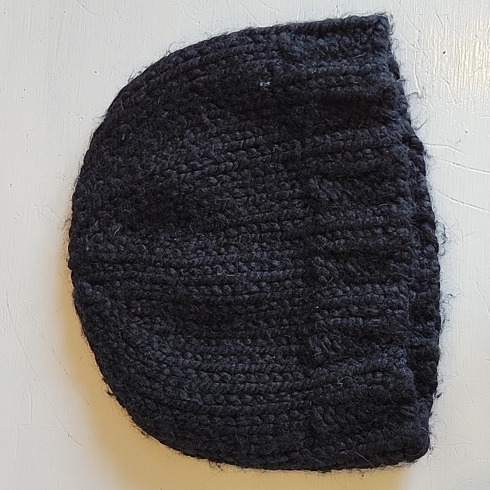 Knit Black Beanie